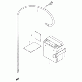 Схема вузла: Акумулятор для Suzuki DR200 DR200SE