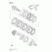 Схема узла: Сцепление для Suzuki AN650 Burgman (EU analogue of SkyWave)