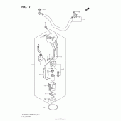 Схема вузла: Паливний насос для Suzuki AN400 Burgman (EU analogue of SkyWave)