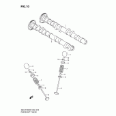 Схема узла: Распредвал & Клапан для Suzuki GSX-R1000