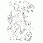Схема вузла: Облицювальні елементи (Model m 33j) для Suzuki RGV250