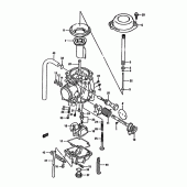 Схема узла: Карбюратор (Dr350sup/sr e39) для Suzuki DR350