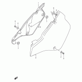 Схема вузла: Бічні панелі для Suzuki RMX250