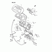 Схема вузла: Спідометр для Suzuki GSX1100