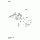 Схема вузла: Статор & Ротор для Suzuki EN125