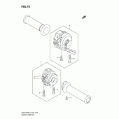 Схема узла: Пульт управления рулевой для Suzuki GSX1300 Hayabusa