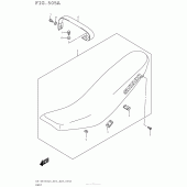 Схема вузла: Сидіння для Suzuki DR-Z400 DR-Z400S