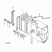 Схема вузла: Акумулятор для Suzuki TS250