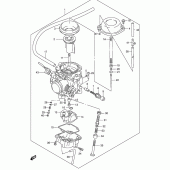 Схема вузла: Карбюратор для Suzuki DR650 DR650SE