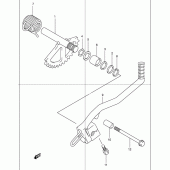 Схема узла: Кикстартер для Suzuki UC150 Epicuro