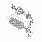 Схема узла: Сцепление для Suzuki GS1000