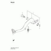 Схема вузла: Лапка гальма для Suzuki RM-Z450