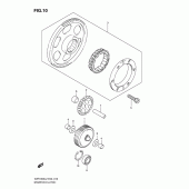 Схема вузла: Привід стартера для Suzuki VZR1800 Intruder M1800R/Boulevard M109R