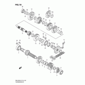 Схема вузла: Трансмісія для Suzuki RM-Z250