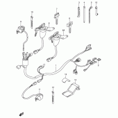 Схема вузла: Електропроводка (Dr-z400ey/ek1/ek2/ek3/ek4) для Suzuki DR-Z400 DR-Z400E