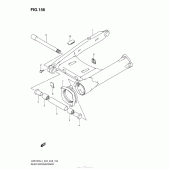 Схема вузла: Задній важіль (маятник) для Suzuki VZR1800 Boulevard M109R