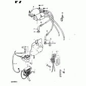 Схема узла: Электрооборудование для Suzuki GS1000