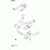 Схема вузла: Підставка для Suzuki GS500