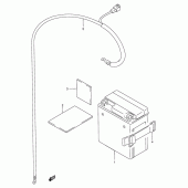 Схема вузла: Акумулятор для Suzuki DF200