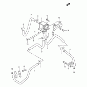 Схема узла: Система индукции воздуха (E18, e22) для Suzuki TL1000