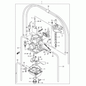 Схема вузла: Карбюратор (Model k2) для Suzuki RM250