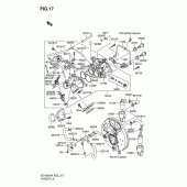 Схема узла: Accelerator assy для Suzuki VZ1600 Marauder M1600