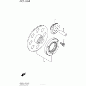Схема вузла: Привід стартера для Suzuki GW250 Inazuma
