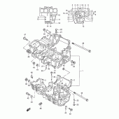 Схема узла: Картер двигателя для Suzuki GSX750 Katana