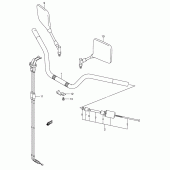 Схема вузла: Кермо & Тросики (Model k2/k3) для Suzuki DL1000 V-Strom