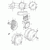 Схема узла: Крышки картера для Suzuki AN650 Burgman (EU analogue of SkyWave)