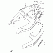 Схема вузла: Бічні панелі (Model x) для Suzuki GSX-R750