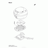 Схема вузла: Rear Carrier (Optional) для Suzuki GW250 Inazuma