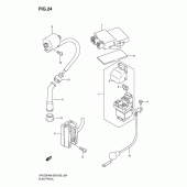 Схема узла: Электрооборудование для Suzuki DR-Z250