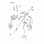 Схема вузла: Електропроводка (Model r) для Suzuki LS650 Savage