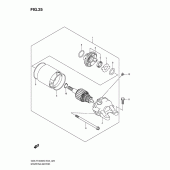 Схема узла: Стартер электрический для Suzuki GSX-R1000
