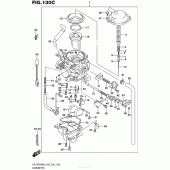 Схема вузла: Carburetor (Dr-Z400Sml6 E33) для Suzuki DR-Z400 DR-Z400SM