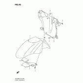 Схема узла: Переднее крыло (Model k8) для Suzuki UX150 Sixteen
