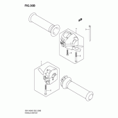 Схема узла: Пульт управления рулевой (Model k5) для Suzuki GSX1400