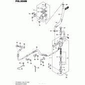 Схема вузла: Задній гальмівний циліндр (Vzr1800Bzl5 E33) для Suzuki VZR1800 Boulevard M109R BOSS