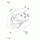 Схема узла: Фара (Gsf1250sl1 e24) для Suzuki GSF1250 Bandit S