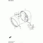 Схема вузла: Кожух фари для Suzuki VL1500 Boulevard C90T