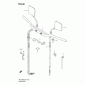 Схема узла: Руль & Тросики для Suzuki DR-Z250