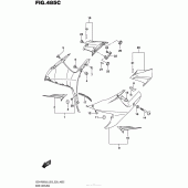 Схема вузла: Side Cowling (Arb) для Suzuki GSX-R600