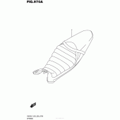 Схема узла: Сиденье (Опция) для Suzuki SV650