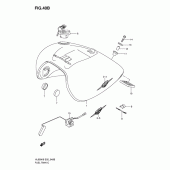 Схема вузла: Паливний бак (Model k8) для Suzuki VL800 Intruder C800/Boulevard C50
