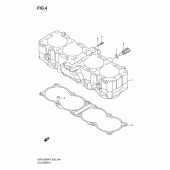 Схема вузла: Циліндр для Suzuki GSF1250 Bandit S