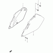 Схема вузла: Бічні панелі для Suzuki RM125