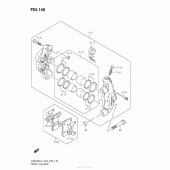 Схема узла: Передний тормозной суппорт для Suzuki VZR1800 Boulevard M109R