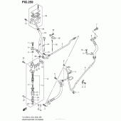 Схема узла: Задний тормозной цилиндр для Suzuki VL1500 Boulevard C90 B.O.S.S