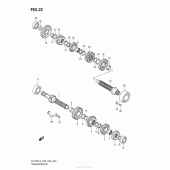 Схема узла: Трансмиссия для Suzuki VZ1500 Boulevard M90